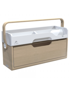 Dallo stile pratico e dall'estetica elegante, l'organizer Ergobox ti permetterà di lavorare dove preferisci, nelle migliori condizioni. Il suo design unico ed il suo mix di colori ispirano calma e relax. Sia a casa che in uffiico organizzare e trasportare