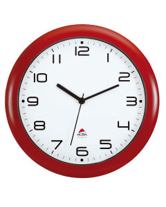Orologio da parete con meccanismo silenzioso, alta precisione al quarzo. Vivace, colorato dall'ottima leggibilità. Lente di protezione in vetro. Funziona con una batteria stilo AA (non inclusa).