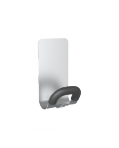 Facile da utilizzare: nessuna vite necessaria! Struttura in acciaio. Può essere utilizzato su tutte le superfici metalliche (armadietti,porte ecc. Portata massima 5 - 6kg. Dimensioni: L7,4 x P6,8 x H14,3cm. Colore: acciaio.