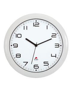 Orologio da parete con meccanismo silenzioso, alta precisione al quarzo. Vivace, colorato dall'ottima leggibilità. Lente di protezione in vetro.  Funziona con una batteria stilo AA (non inclusa).