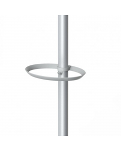 Appendiabiti in acciaio e abs con base appesantita. Dotato di 5 supporti abito e portaombrelli con raccogli acqua. Dimensioni: diam. 35 x 175cm
