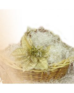 Confezione di paglietta trasparente per cesti natalizi. Peso 200gr.