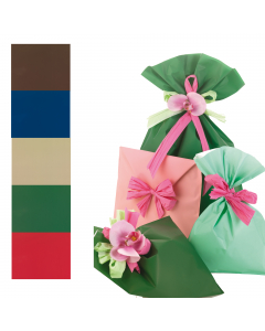 Confezione da 100 buste realizzate in PPL senza banda adesiva. Assortimento Mat Pearly A. Colori assortiti. Dimensioni: 40x65cm.