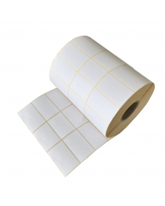 Rotolo 9.000 Etichette in 3 piste. Etichette idonee al trasferimento Termico Diretto f.to 30x20mm - adesivo permante - bianco. Utilizzo consigliato: Ean 13, Prezzo, Codice numerico