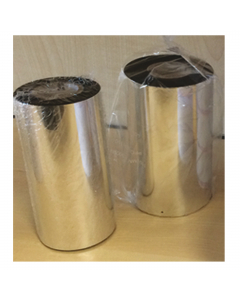 Foil RESINA detto anche nastro carbonato RESINA (non sporca). Viene utilizzato nelle stampanti a Trasferimento Termico per stampare su etichette plastica OPP, tessuto. Misure: H 65mm x 200mt. Colore: nero. Garanzia 10 anni.