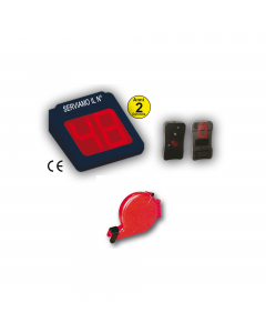 Il kit eliminacode è un sistema indispensabile per la gestione delle code presso sportelli di servizio e unità di vendita. Funziona con la comune tensione di rete.
Il kit completo è composto da:
• Display a 2 cifre LED rosso con visibilità superiore a 120