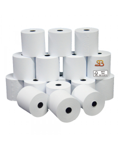 Rotoli per calcolatrici in carta neutra 55gr.
Tipo carta: mix cellulosa
Larghezza 58 mm. Lunghezza 28 mt (+/-1%). Diametro esterno rotolo 58 mm.  Anima 12 mm. Grammatura 55g/m2 (+/-3%).