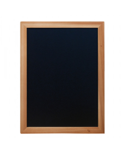 Lavagna di qualità con cornice in legno teak L2cm H1cm. Fondo lavagna nera in resina melaminica da 4mm. Adatta per uso interno.Superficie di scrittura doppia, non porosa, antigraffio, antiuro e resistente ai raggio UV.  Fornita con kit di montaggio a pare