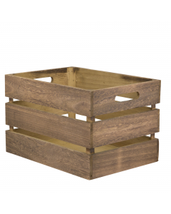 Cassetta classica in legno di paulonia leggero, resistente e laccato. Venduto piatto (include viti per assemblaggio).