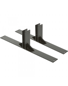 SET 2 PIEDI IN METALLO verniciato NERO per LAVAGNE Multiboard.