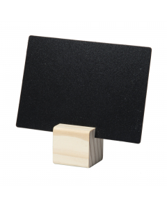 kit di 6 Basi in legno, 6 lavagnette Tag ed un pennarello bianco. Dimensioni tag/lavagnette: 7,4x10x5cm (formato A7). Dimensioni supporti: 2,5 x 2,5 x 2,5 cm | 0,014 kg.