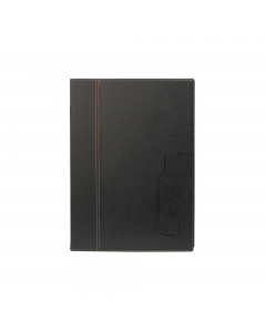Porta menu' in similpelle dai colori vivaci ed originali. L'ottima qualità del prodotto e la facilità nella pulizia lo rendono forte e di lunga durata. comprende 1 inserto doppio interno (per 4 fogli) in plastica cristallo, trattenuto da un elastico sul d
