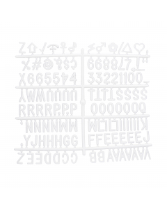 kit lettere aggiuntive per bacheche in feltro 60x40cm o 80x60cm Securit