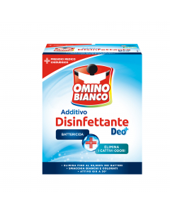 Additivo in polvere per il bucato, che disinfetta in profondità- indispensabile per ottenere la massima igiene a ogni lavaggio e garantire un sano contatto con la pelle. Smacchia in modo efficace rispettando i tessuti. Disinfettante battericida, garantisc