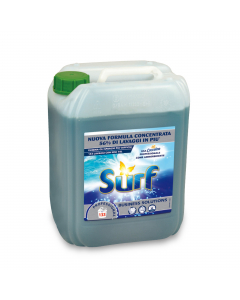 Surf liquido lavatrice detersivo professionale in tanica da 10 litri. Garantisce eccellenti risultati in ogni condizione di durezza dell'acqua. Rimuove le macchie pi¨ difficili anche a basse temperature, rispettando tessuti e colori. Nuova formula concent