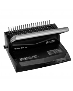 Rilegatrice a dorsi plastici pratica e robusta, dotata del nuovo Sistema “Lite” che riduce del 20% lo sforzo e il rumore durante la perforazione. 

Dorsi: plastici.
Sistema di perforazione: sistema manuale Lite.
Capacità perforazione: 15fg.
Margine di per