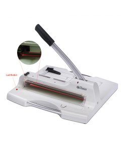 Taglierina alti spessori senza lama a vista caratterizzata dal sistema “effortless” per tagliare senza sforzi.
E' dotata di una luce LED che evidenzia la linea di taglio. 

Tipologia di taglierina: leva
Luce di taglio: fino a 360mm
Spessore di taglio: 5mm