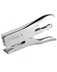 Struttura in acciaio cromato.

Spingipunto: posteriore
Profondità cucitura: 55mm
Capacità di cucitura: max 40fg 
Tipo di punto: chiuso e aperto
Capacità di ricarica: 150 punti
Punto utilizzato: standard 24/6, 24/8, 26/6