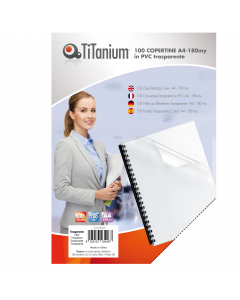 Copertina trasparente in PVC

Spessore: 180mic
Formato: A4