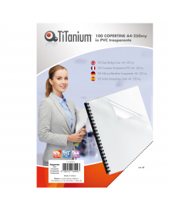 Copertina trasparente in PVC

Spessore: 250mic
Formato: A4