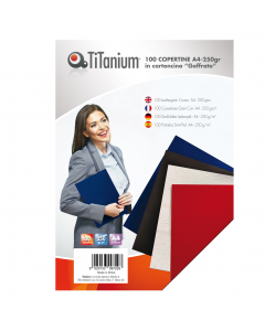 Copertine ideali per conferire un aspetto "finito" alle rilegature.
In cartonicino con goffratura tipo "leather grain" da 250gr

Formato: A4
Colore: bianco