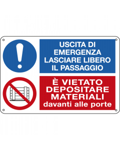 Cartelli di sicurezza con dimensioni e caratteristiche cromatiche e colorimetriche dei segnali conformi alle norme UNI 7543 D.Lgs 81 del 09/04/08. Cartelli in alluminio piano, adatto sia in ambienti interni che esterni con atmosfere anche molto aggressive