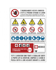 Cartelli in polionda Polistrong (propilene alveolare) rigidi e insensibili agli agenti atmosferici e chimici. Durevoli, igienici, idrorepellenti.