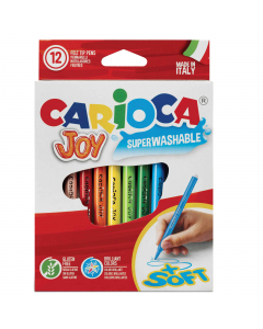 IL PENNARELLO CLASSICO DELLA LINEA CARIOCA CON PUNTA FINE PER UN TRATTO PRECISO. INCHIOSTRO SUPERLAVABILE ATOSSICO, LAVABILE DALLA PELLE CON ACQUA ANCHE SENZA SAPONE.