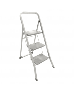 Sgabelli a scaletta robusti, leggeri e resistenti con comoda salita. In acciaio verniciato con gradini a doppio profilo rinforzato antisdrucciolo 30x20cm. Ingombro da chiusi sulo 3cm!. Altezza piattaforma 0,68m. UNI EN 14183. D.Lgs 81/2008 art.113. D.Lgs 
