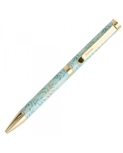 Penna a sfera della nuova collezione Botanical di design accativante e fantasia ispirata ai colori della natura. Abbinabile alla linea Organiser della collezione Botanical blu e menta.