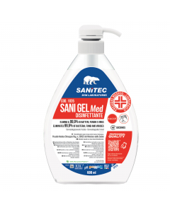 Disinfettante mani a base di alcol senza risciacquo. Disinfettante idroalcolico per l’antisepsi della cute. Elimina 99,9% dei batteri, funghi e virus entro 60 secondi. Con agenti idratanti. Può essere utilizzato in qualsiasi ambito: sanitario, istituziona