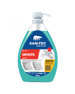 Detergente liquido concentrato per il lavaggio manuale di stoviglie con acido lattico. Sgrassa a fondo ed elimina gli odori. Prodotto a pH neutro, delicato sulle mani. Idoneo ai piani HACCP.