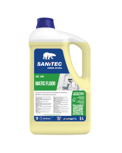 Detergente alcalino universale non schiumogeno per superifici dure. Formulato per la rimozione dello sporco pesante dai pavimenti. La bassa schiumosità lo rende perfetto per l’utilizzo in macchine lavasciuga, senza dover aggiungere l’antischiuma. Pulisce 