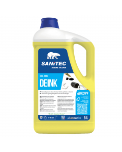 Detergente sgrassante profumato a base di solventi specifico per la pulizia senza risciacquo e senza aloni di segni di penna, pennarello indelebile, inchiostro, timbri, graffiti, unto, grasso, colla. Ideale l'impiego su: scrivanie, acciaio, superfici in p