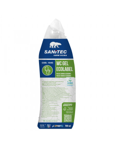 Detergente disincrostante a base di acido citrico ed acido lattico per WC e Orinatoi. Efficace nella rimozione del calcare e dello sporco organico. Formula in gel per aderire al meglio anche sulle superfici verticali. Prodotto certificato EU Ecolabel a ba