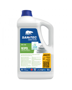 Detergente lavapiatti manuale con azione sgrassante per rimuovere in modo naturale ogni tipo di sporco da stoviglie piatti e bicchieri. Dermatologicamente Testato. Con materie prime di origine vegetale. Idoneo ai piani HACCP. Certificato Ecolabel.