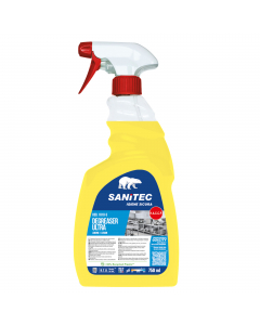 Sgrassatore ultra per sporchi ostinati. Sgrassatore alcalino ad alta concentrazione profumato. Potente contro lo sporco ostinato. Rimuove efficacemente grasso, olio e residui carbonizzati. Ideale su: tapparelle, termosifoni, mobili da giardino, piani di l