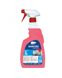 Detergente sgrassante specifico per le pulizie professionali delle superfici in acciaio, inox, rame, ottone e alluminio. Pulisce a fondo rimuovendo lo sporco grasso ed il calcare senza graffiare e senza lasciare aloni. Idoneo H.A.C.C.P.