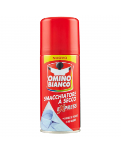Smacchiatore a secco che elimina velocemente le macchie senza lasciare aloni e rispettando tessuti e colori.  Bomboletta spray 125ml.