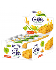 Barretta di croccanti fiocchi di mais, senza glutine. Golosa e leggera: solo il 9% di zuccheri, ricca di fibre. Solo aromi naturali e nessun colorante. Senza Olio di Palma
Ingredienti: mais (52,9%), sciroppo di glucosio, frutto-oligosaccaridi, umidificant