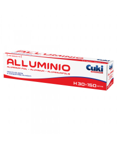 Roll alluminio ideale per garantire protezione contro la luce, aria e odori evitando contaminazioni e irrancidimento. Adatto per conservare cibi in frigo, congelatore e per cuocere al forno e al cartoccio.