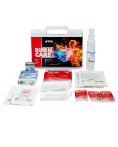 Valigetta realizzata in polipropilene antiurto con maniglia per trasporto, chiusura con 2 clips.
Contiene l'occorrente per una prima medicazione d'emergenza:

3 bustine antiustione 3,5 g PRE002;
1 compressa antiustione 10x10 cm GAZ101;
1 cofezione da 40 c