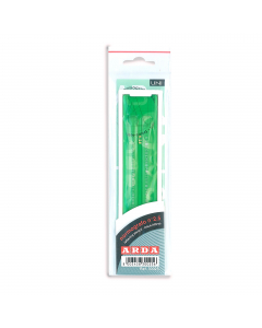 NORMOGRAFO IN K-RESIN COLORE VERDE. ADATTO PER SCRIVERE CON LA MATITA O LA CHINA.