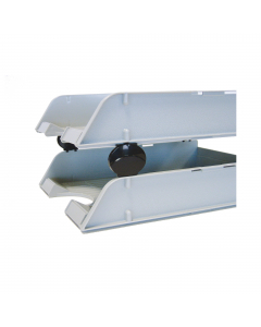 Confezione da 4 distanziali in plastica nera per vaschette Transparent Colors sovrapponibili ad incastro dritto o a scalare (vedi codici 35314-35315-35316-47800)