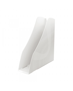 Linea di accessori da scrivania di qualità e stile. Realizzata in materiale infrangibile con accostamenti di finiture lucide e satinate. Portariviste con aperture sul dorso per vederne il contenuto. Soglia anteriore bassa per estrarre/riporre agevolmente 