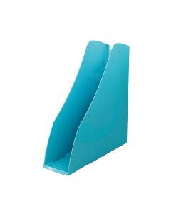 Linea di accessori da scrivania di qualità e stile. Realizzata in materiale infrangibile con accostamenti di finiture lucide e satinate. Portariviste con aperture sul dorso per vederne il contenuto. Soglia anteriore bassa per estrarre/riporre agevolmente 
