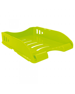 Vaschette impilabili in linea o a sbalzo. Adatte a contenere fino al formato 23x32cm. Dimensioni: 33,5x25,4x7cm.