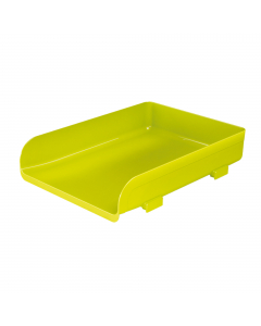 Vaschette impilabili in linea o a sbalzo. Adatte a contenere fi no al formato 23x32cm. Realizzata in materiale infrangibile con accostamenti di finiture lucide e satinate. Dimensioni: 33,5x25,4x7cm.