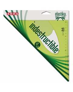 Linea elastika indistruttibile e precisa. Superficie lavorata a rilievo con particolari effetti brillanti e satinati. Millimetri e numeri incisi nella plastica. Cifre in grassetto ogni 5 millimetri per assicurare massima facilita' di lettura. Materiale in