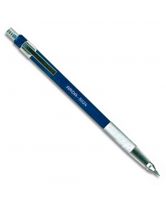 Portamine con fusto antiscivolo in ABS mina 3mm. Affilamine incorporato nel pulsante con clip in metallo.
Confezione 12 pezzi.